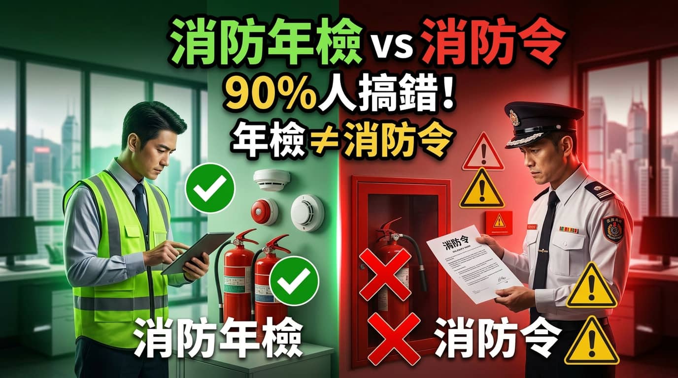 fs251 消防年檢 vs 消防令 香港｜兩者分別 作用 風險及處理方法 Fire Order 指南